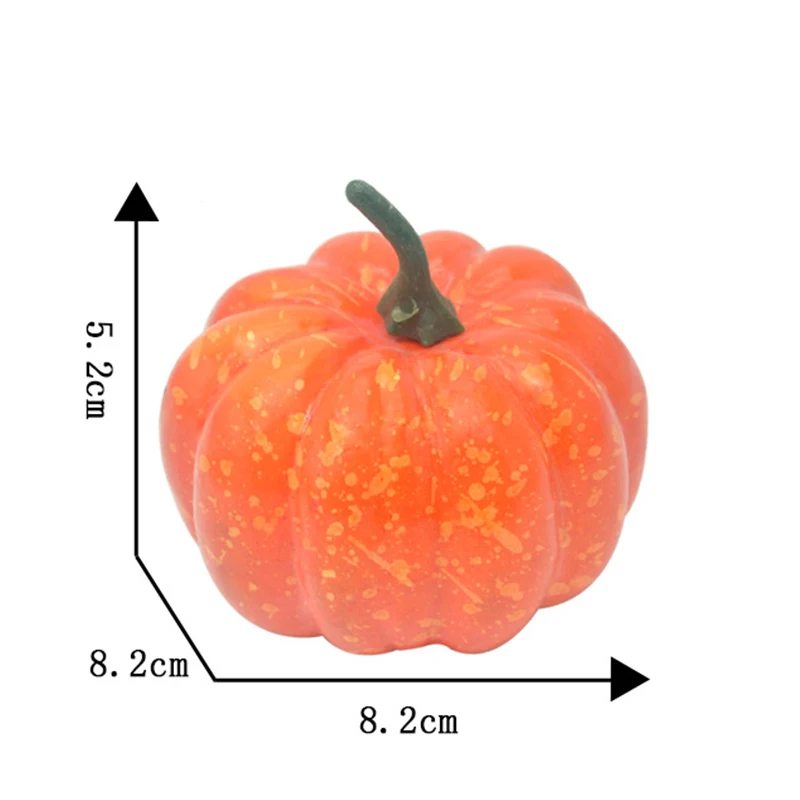 

1Pcs Mini Artificial Pumpkin Fake Simulation Vegetabl Happy Halloween Decoration For Home Halloween Props DIY Crafts