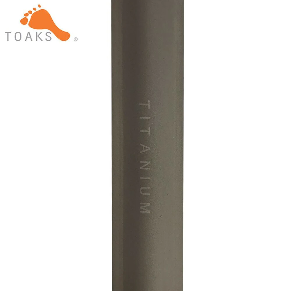 TOAKS Сверхлегкая Титановая Ложка с длинной ручкой и полированной чашей для