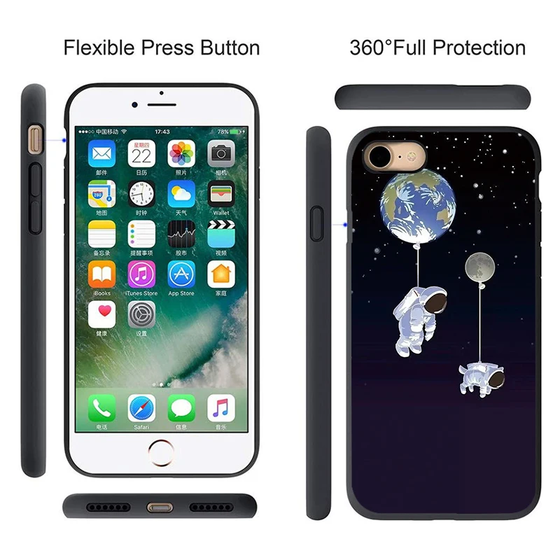 С милым мультипликационным принтом для huawei P20 P30 P10 P9 P8 Коврики 30 20 Lite P Smart Y6 Y7 Pro 2019