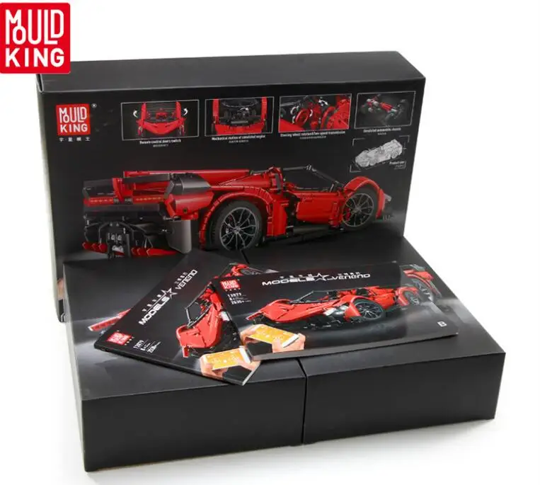 13079 Technic серия Veneno модель родстера Строительные блоки Набор совместимы MOC-10559 классический RC Автомобиль Стайлинг игрушки