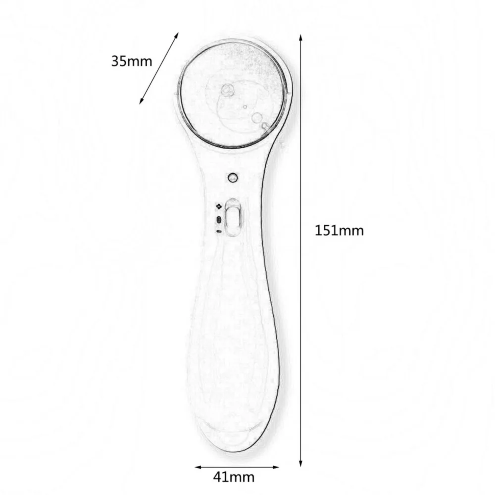 Новый мини-массажер для устранения морщин Электрический массажер чистки лица