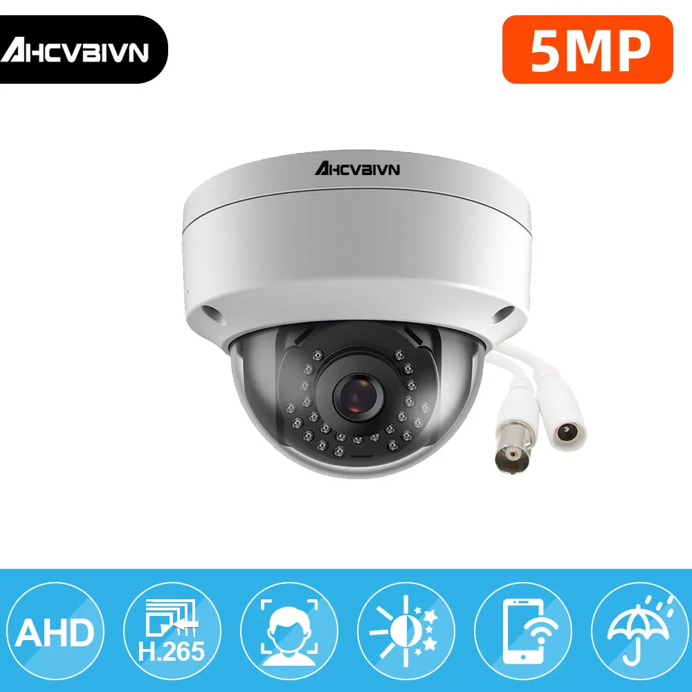 Наружная аналоговая Cctv камера видеонаблюдения внешняя водонепроницаемая Hd 5mp AHD