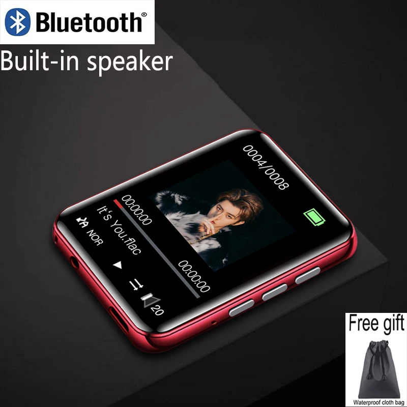 Новинка металлический Bluetooth MP4-плеер RUIZU полный сенсорный экран Встроенные