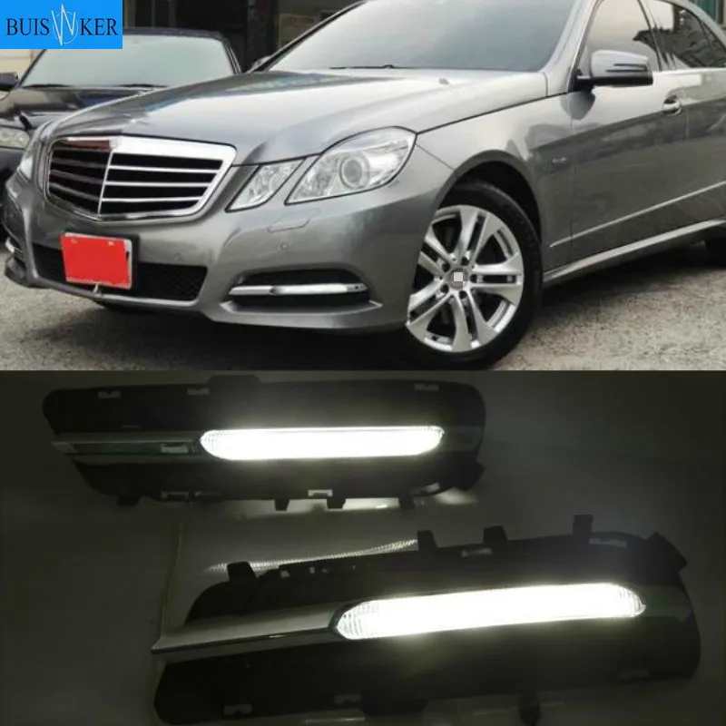 

Car DRL LED Daytime Running Light DRL Lights Fog Lamp For Mercedes For Benz W212 E-Class E250 E300 E350 2009-2013