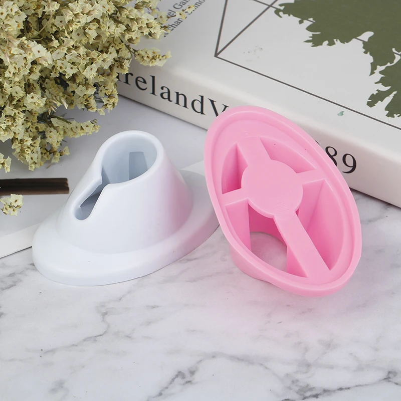 

1pc Nail Art Manicure Nail Polish Slanted Holder Nail Art Polish Holder Stand Seat Tool Nail Art Tool Silicone Wearable Holders