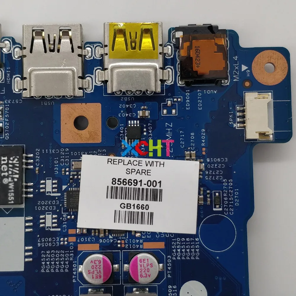 Для ноутбука hp 17-x серии 856691-001 856691-601 R7M1-70/4 GB w i7-6500U cpu 448.08E01.0011 Материнская плата ноутбука протестирована