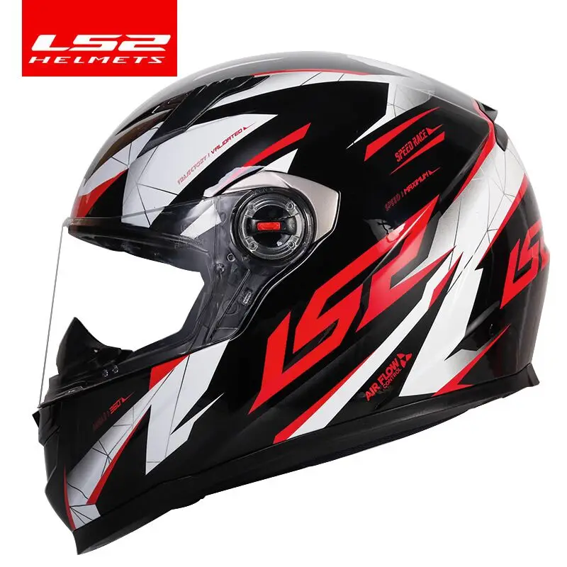 

LS2 FF358 full face motorcycle helmet ls2 samurai motocross racing man woman casco moto casque LS2 ECE approved no pump