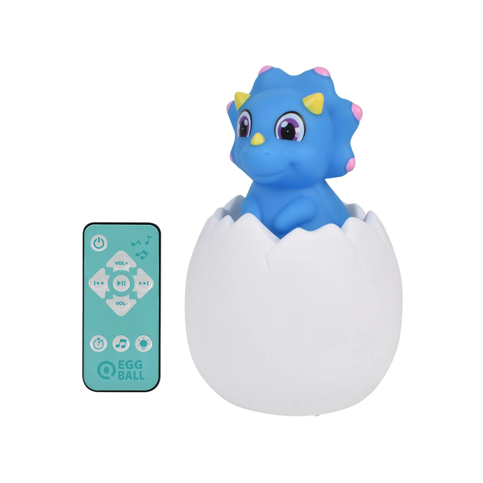 

3D Printed Night Light 7 Colors Remote Control Pat Sensor Led Night Lamp Sleeping Artifact, Glowing Music, Interactive Gift Toys