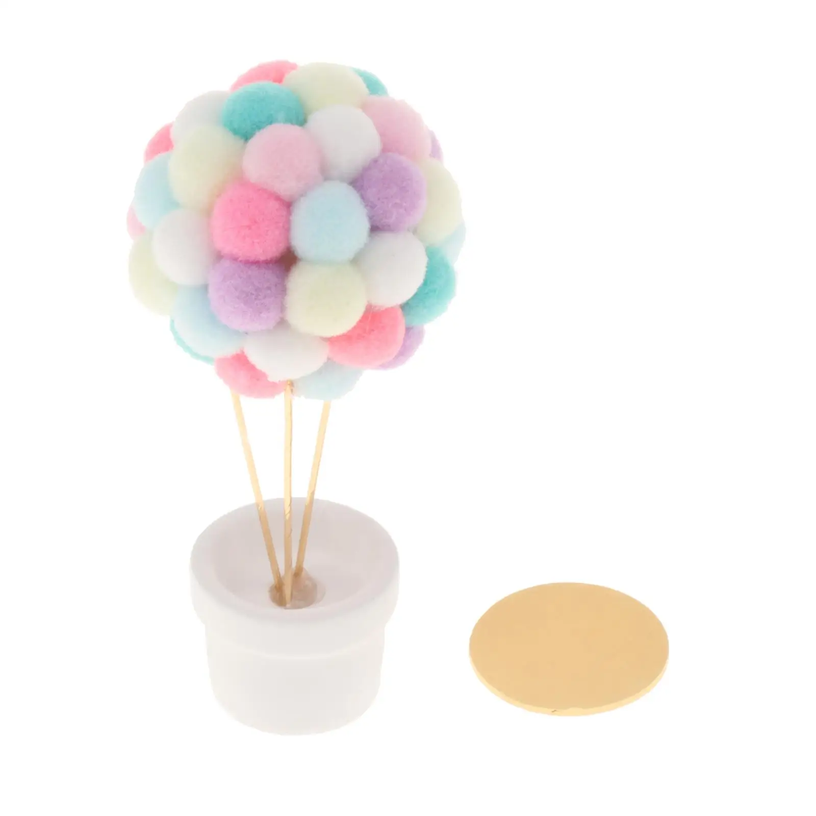 Nodding Balloon Car Ornaments Interior Romantic Color Console Decoration Home |