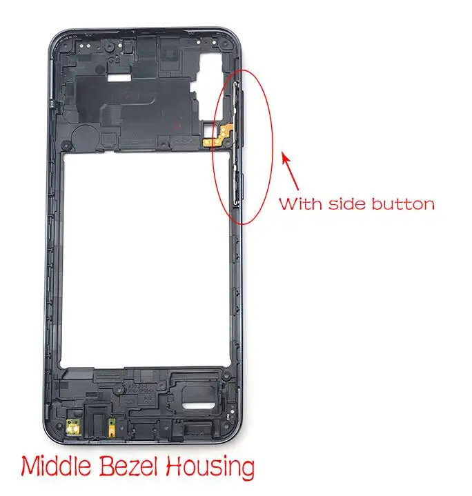 Middle Housing Передний корпус ЖК-панель средняя рамка для samsung A50 A505F рамка Крышка запасные части - Цвет: Middle Housing