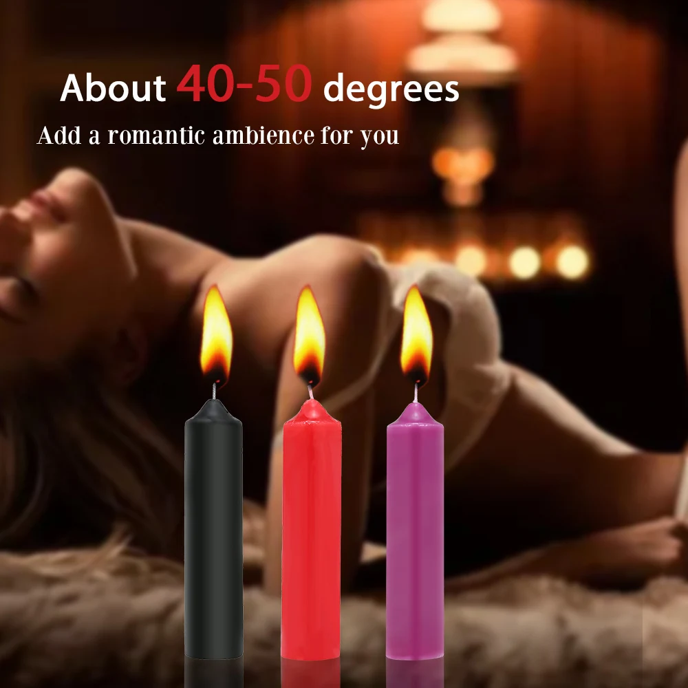 1 шт. низкотемпературная капельная свеча Секс воск SM эротические флиртовые свечи