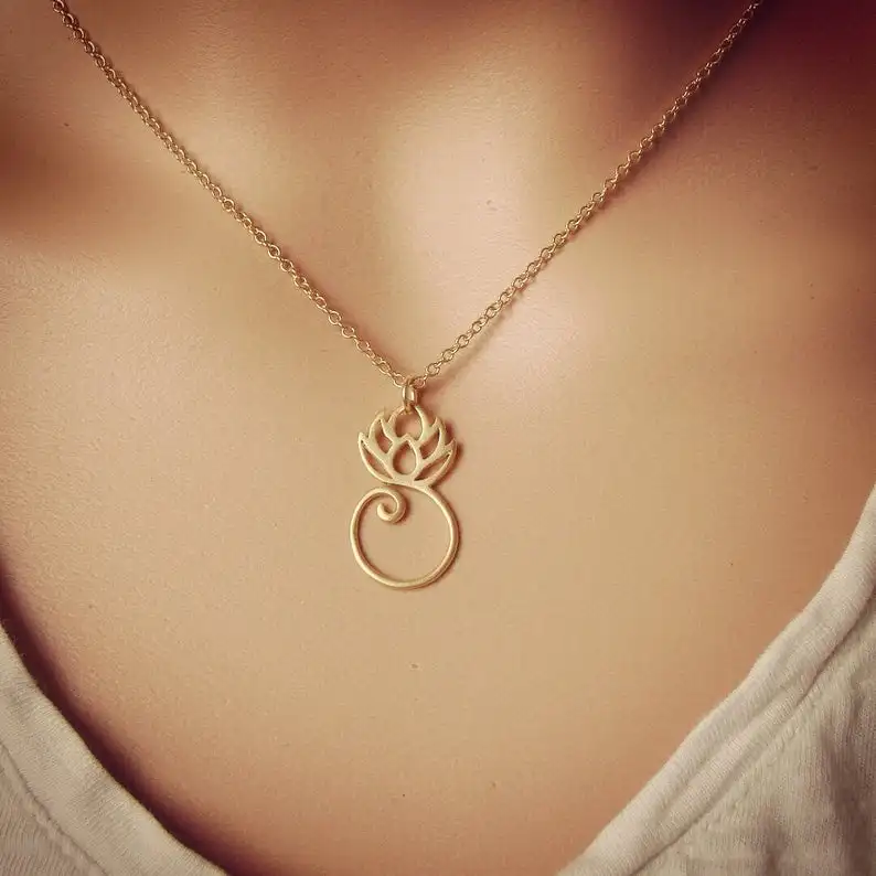 CHENGXU ожерелье из нержавеющей стали для женщин и девушек подвеска медитация
