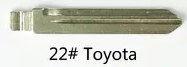 Пульт дистанционного управления лезвие ключа для keydiy ключ HU43 Toy47 двое 4R MIT8 HY21U MIT4R