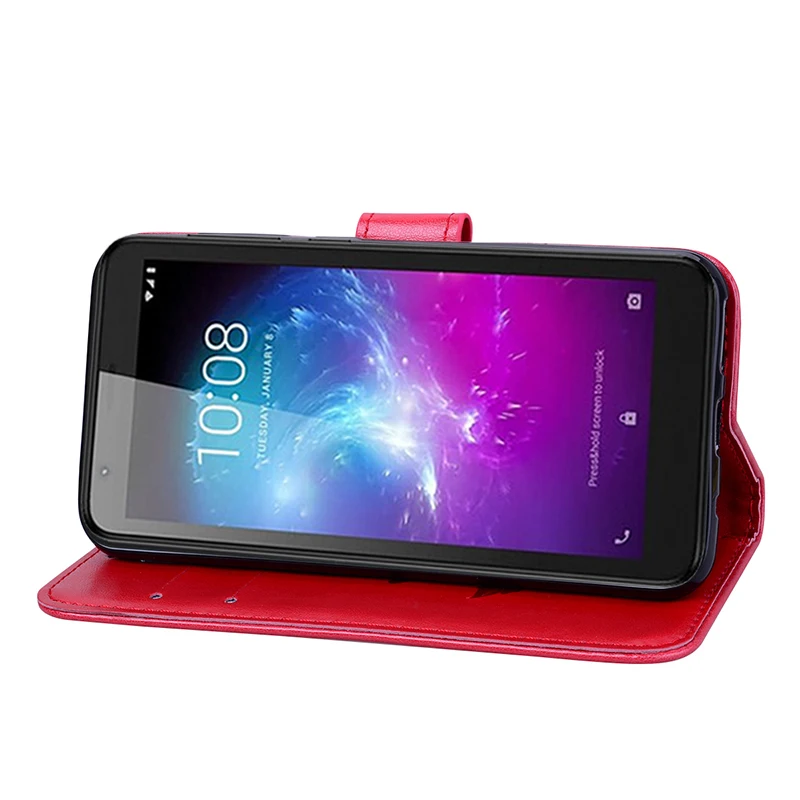Чехол-Кошелек для zte Blade L8 A3 Funda Book Stand Магнитный чехол-книжка из искусственной кожи с откидной крышкой для zte Blade A5 A7 силиконовый чехол
