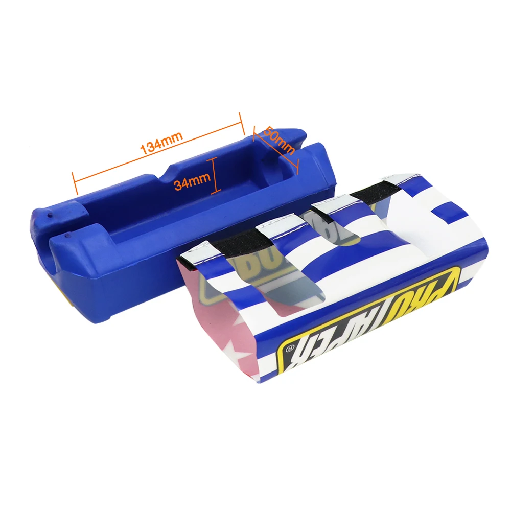 ZS гоночный синий полосатый 2 0 квадратный велосипедный захват для мотокросса