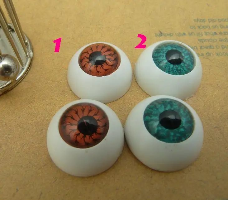 

Resin eyeball 16MM (two colors optional) C3033-C3034 5 pieces DIY retro jewelry