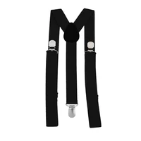adjustable elasticated adult suspender straps unisex women men y shape elastic clip on suspenders 3 clip pants braces