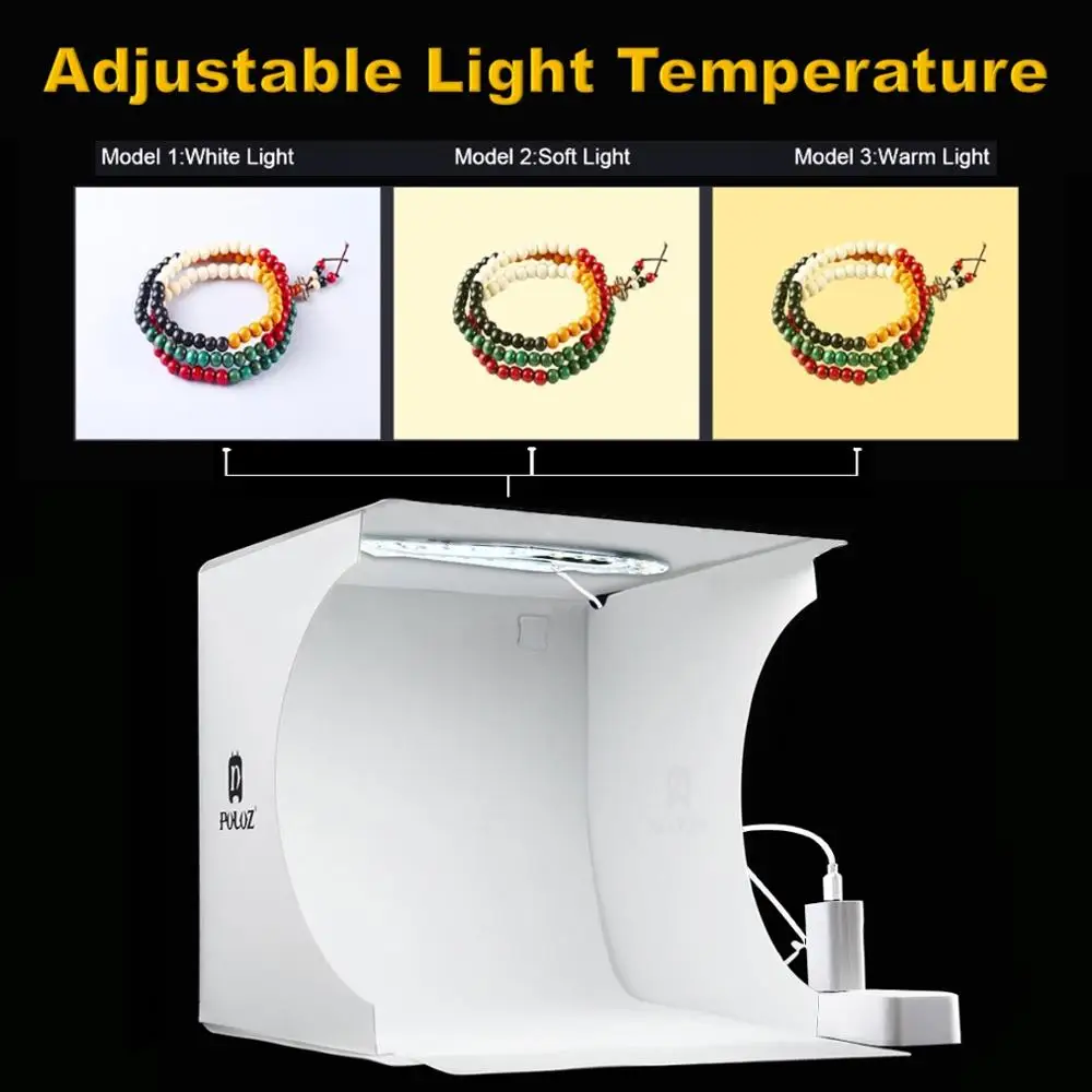 С регулируемой яркостью складной светодиодный светильник коробка для студийной