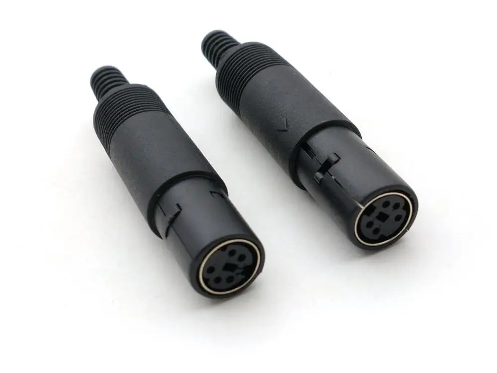 50 шт. мини DIN 5Pin гнездовой Встроенный кабель разъем адаптера|connector 5pin|connector