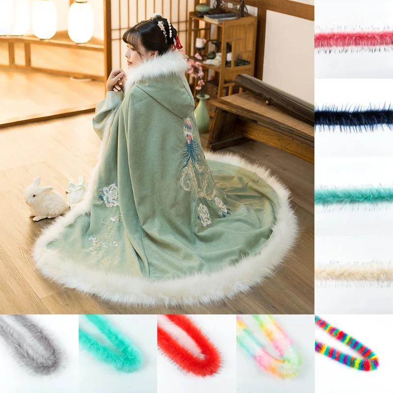 Лента из искусственного меха енота 1 м | Дом и сад