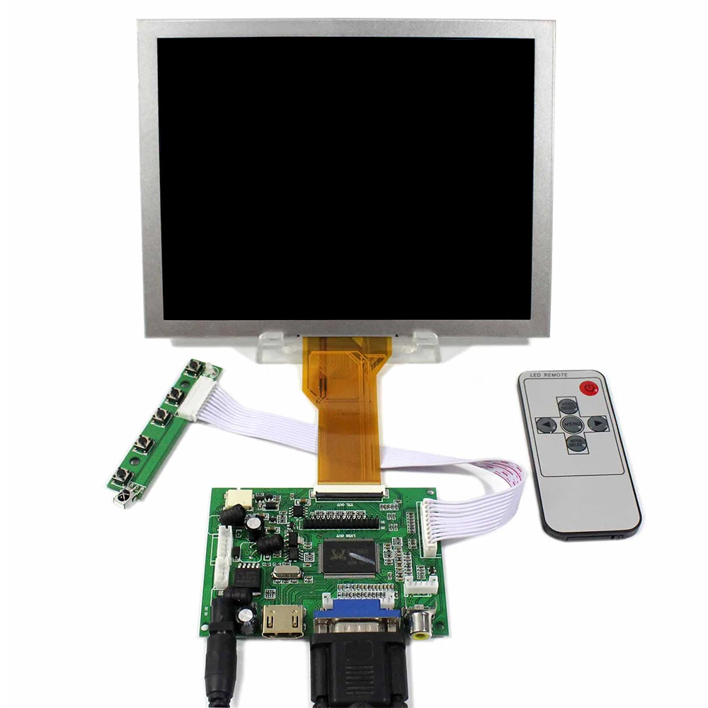 

8" EJ080NA-05B 800x600 LCD Screen Display TFT Monitor with 2AV+VGA+HDMI-Compatible LCD Driver Controller Board