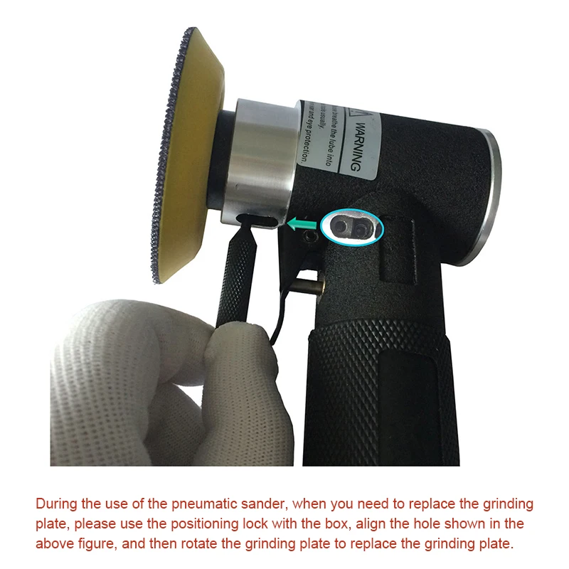 

Pneumatic Sanding Tool Straight Core Pneumatic Polishing Machine with 2 Inches 3 Inches Grinding Discs TB Sale