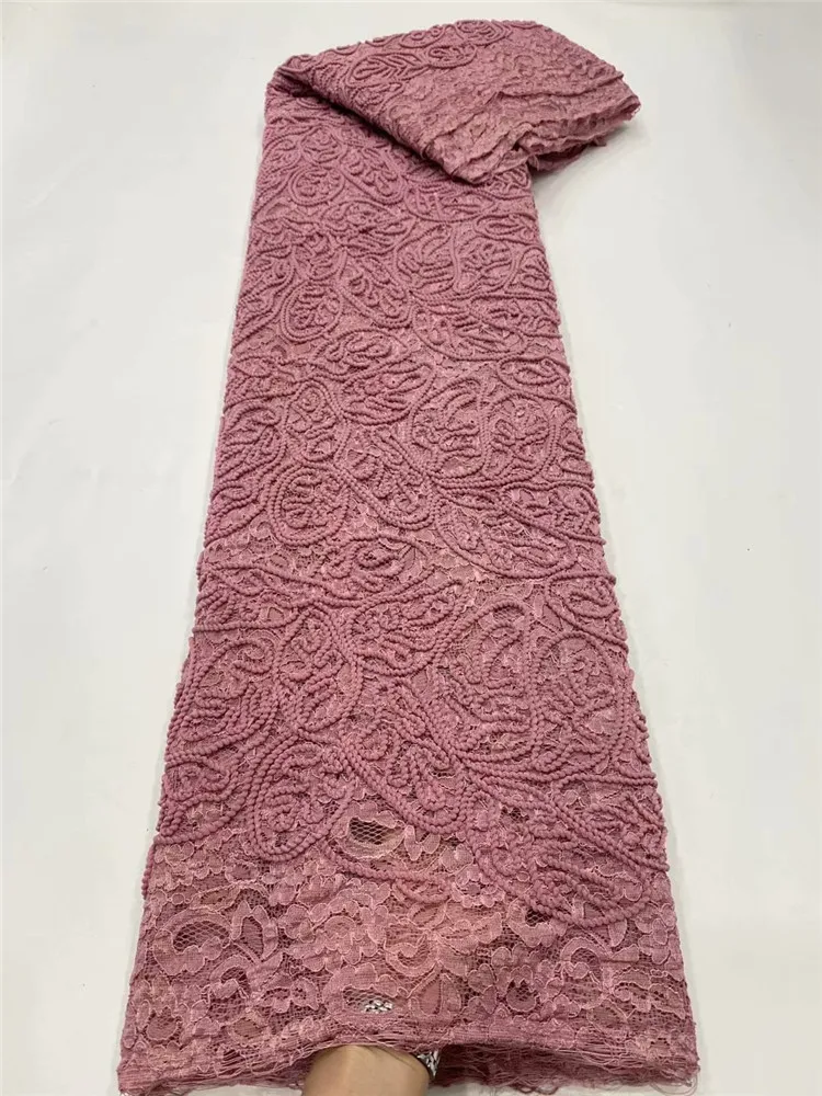 

High Quality African Cord Lace Fabric French Guipure Lace Fabric fashions Africa Net Lace Fabric For Wedding FD231
