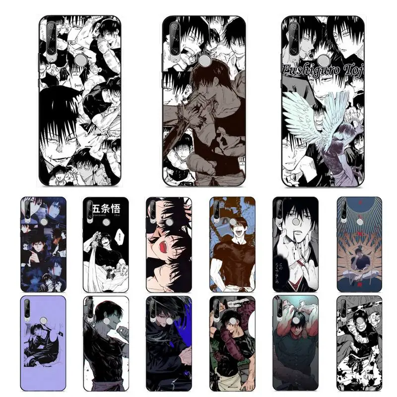 

FHNBLJ Toji Fushiguro Jujutsu Kaisen Anime Phone Case for Huawei Y 6 9 7 5 8s prime 2019 2018 enjoy 7 plus