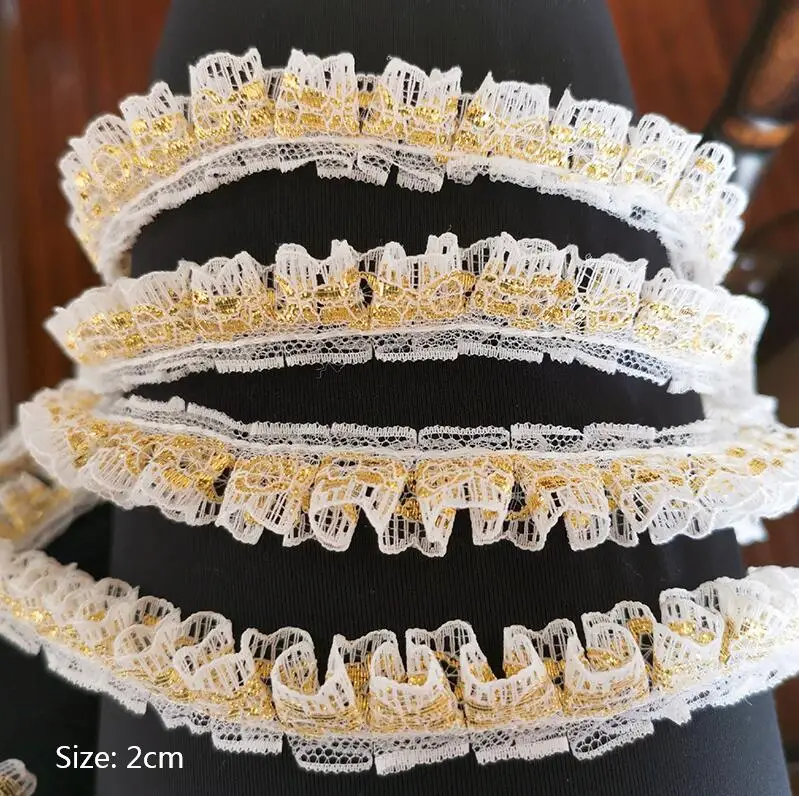 1 м вышитый кружевной тюль белое золото кружевная ткань цветок гипюр отделка