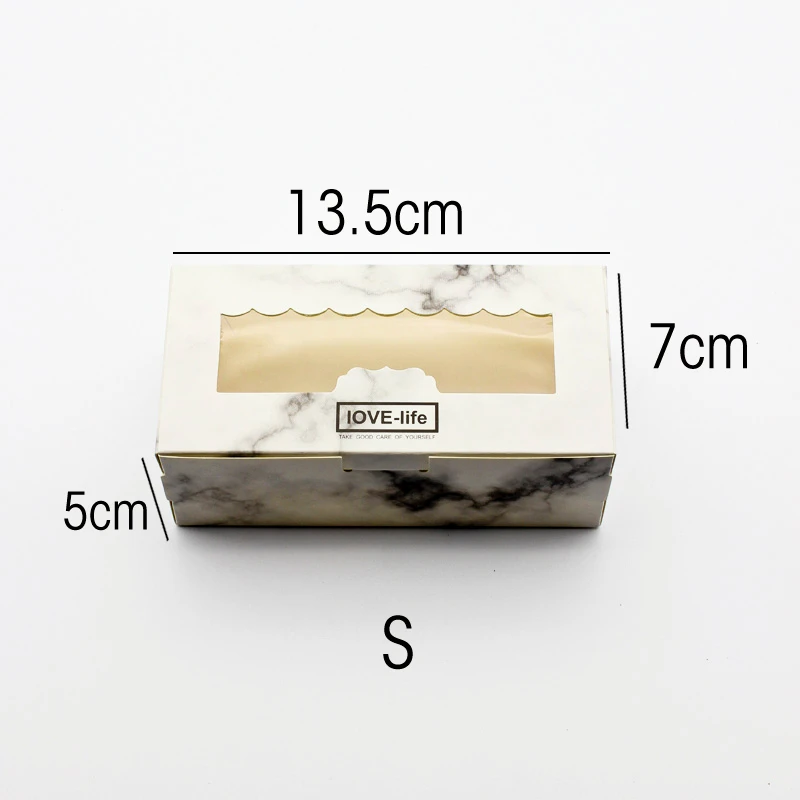 

10 PCS Marble Box Window Gift Packaging Paper Gift Boxes Wedding Party Decoration Favor Marble Gift Box Wedding Candy Cardboard