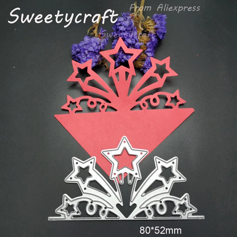 Пресс формы 2019 новые штампы со звездными краями для изготовления открыток