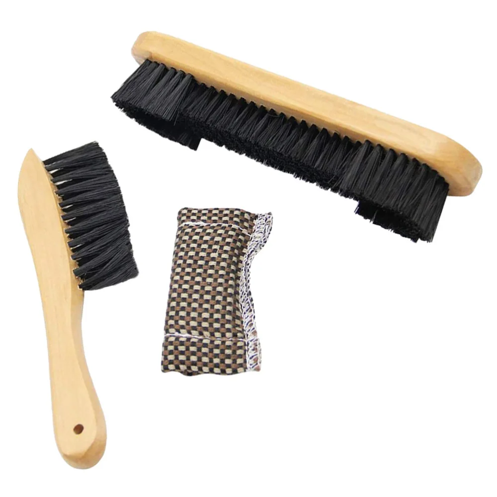 3 шт. в 1 Набор бильярдный стол и рельсовая щетка деревянная ручка инструмент для