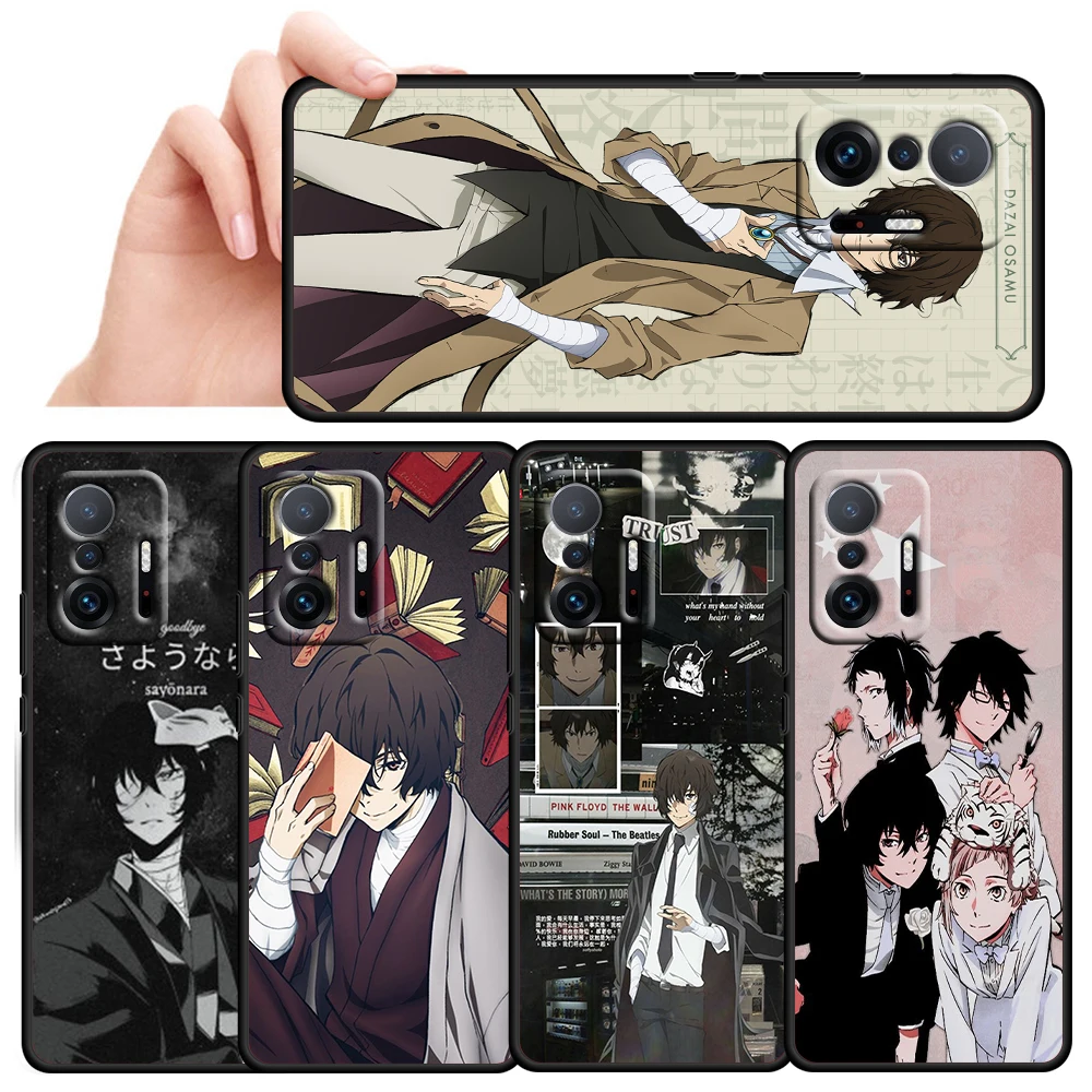 

Bungou Stray Dogs Osamu Dazai for Xiaomi Mi 11T 11i 10T 10i 9T 8 A3 K30S K30T Pro Lite Ultra 5G Silicone Black Phone Case Cover