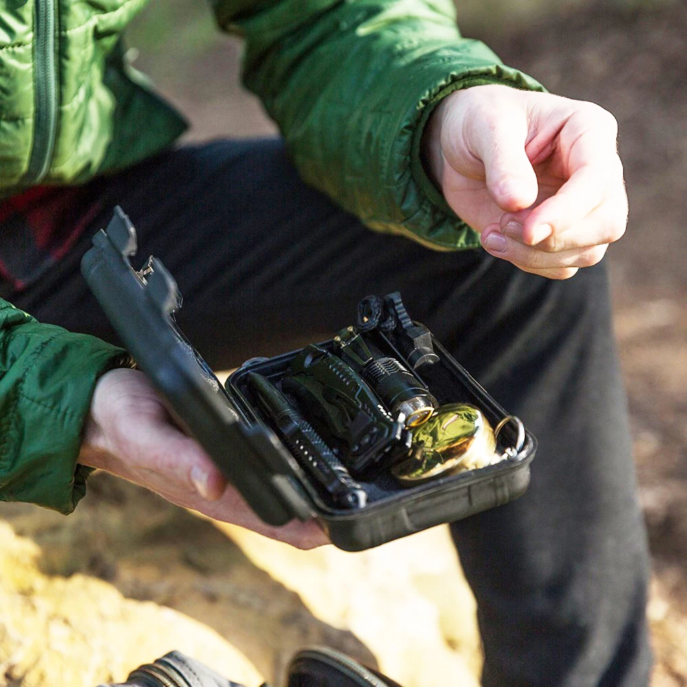 Мини комплект для выживания военного Открытый Переносной Кемпинг ИНСТРУМЕНТЫ
