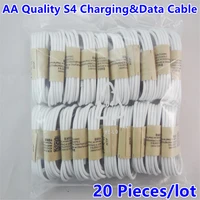 20pcslot micro usb phone charging cable for samsung s4 fast charge data line cord od3 4 round microusb for huawei one plus