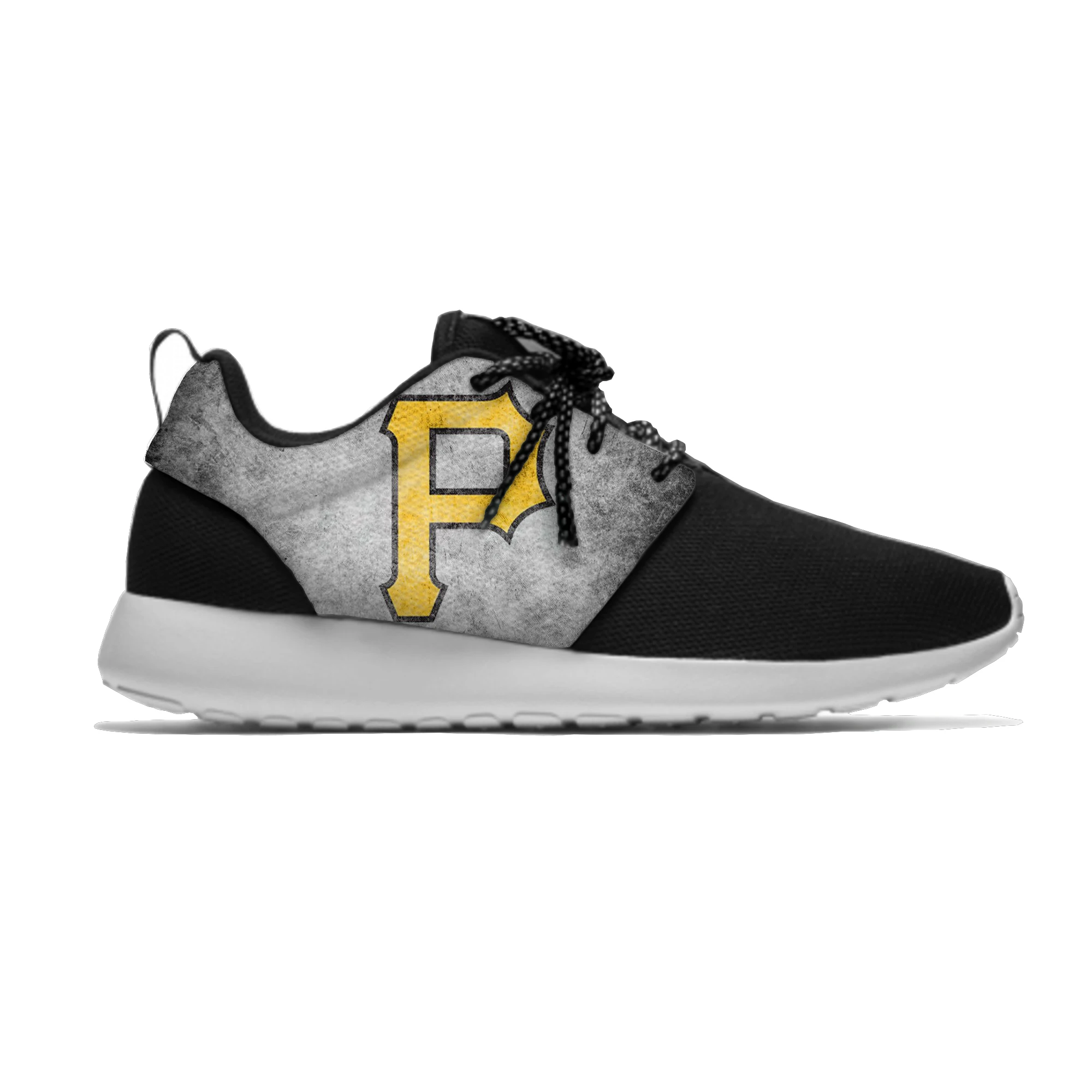 Pirates Men/Women Fashion Lightweight Shoes Pittsburgh Baseball Fans Sport Meshy Running Breathable Casual Sneakers | Спорт и