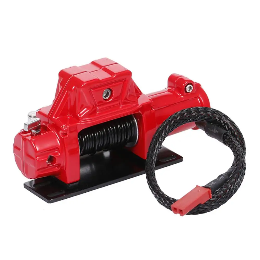 

Metal Electric Winch Receiver Remote Controller Parts for 1/10 TRX4 SCX10 RC Car