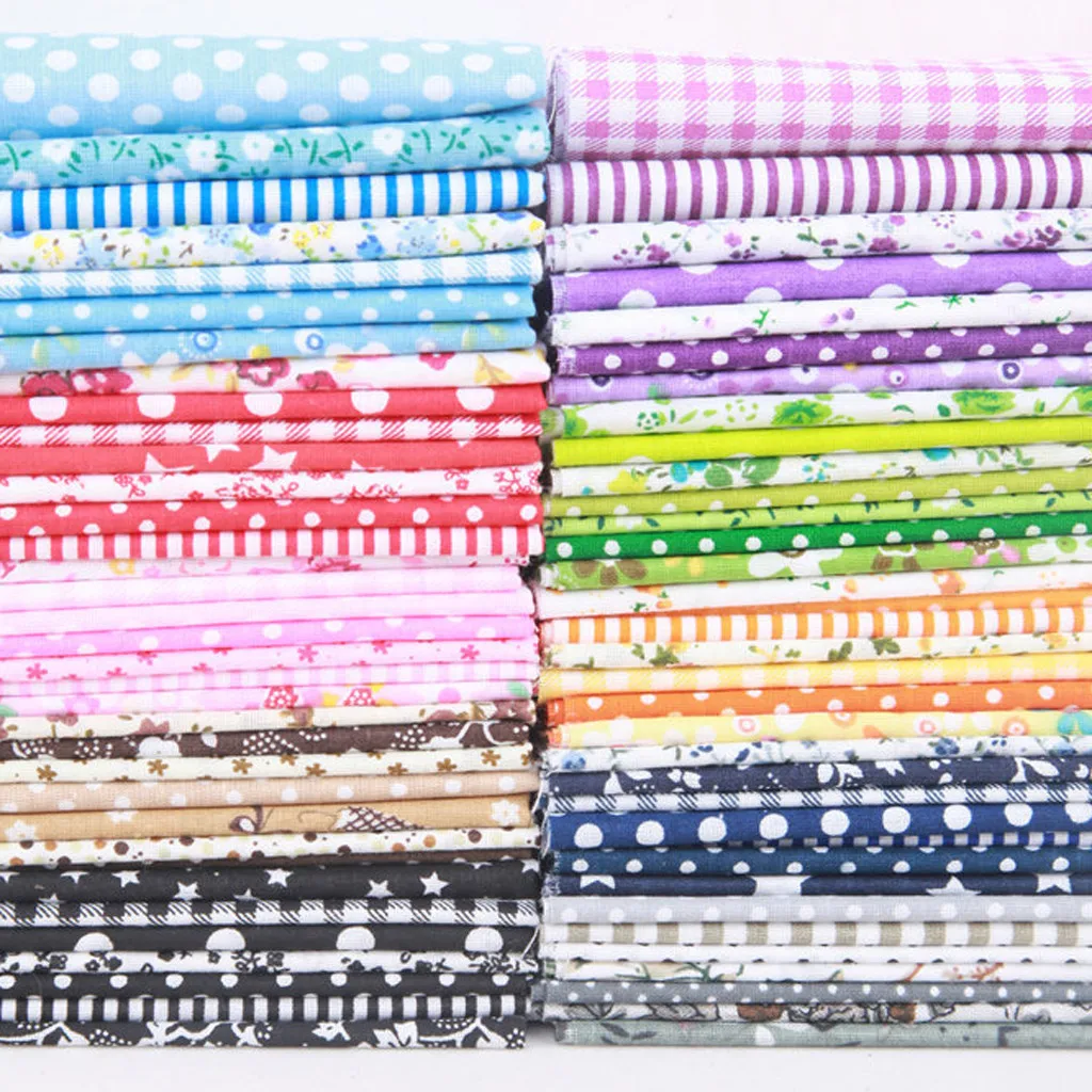 

20PCS Cotton Craft Fabric Bundle Patchwork Squares Sewing Patchwork DIY Clothing Quilting Textile Cloth YB090M96