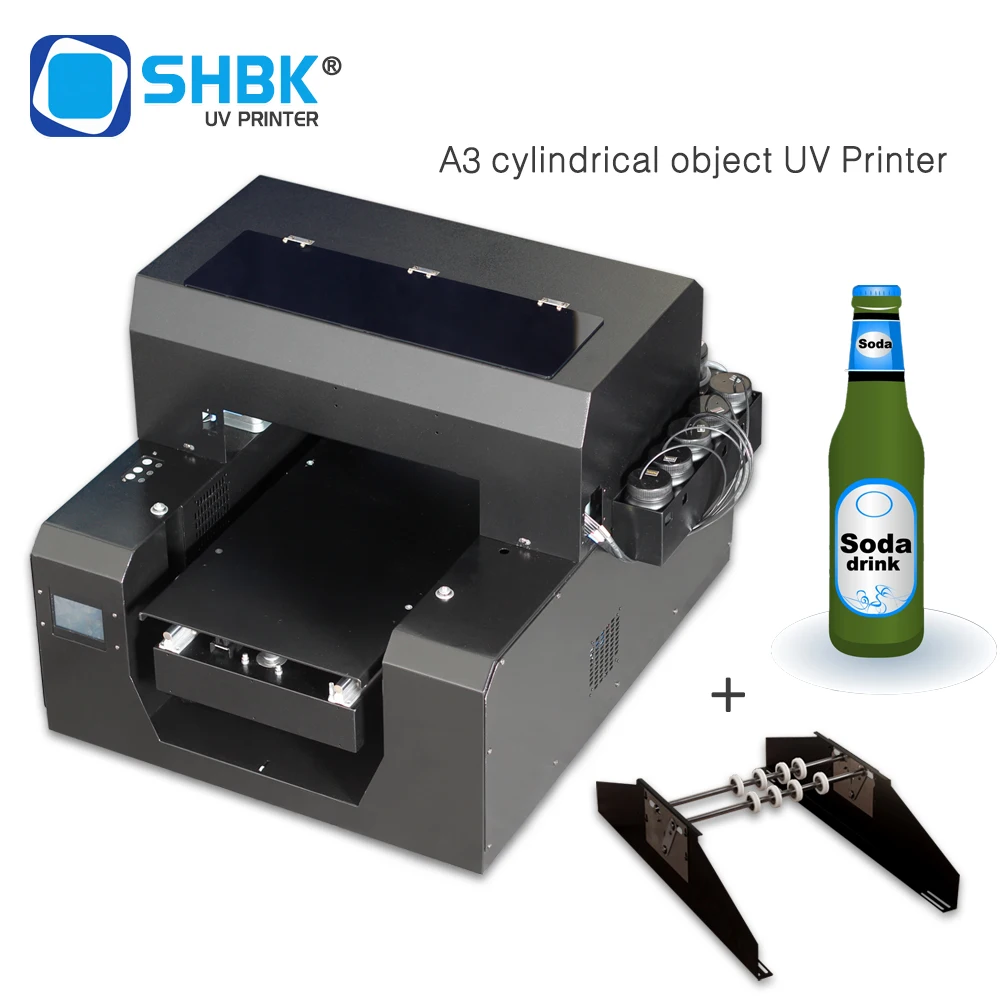 УФ-принтер a3 планшетный и цилиндрический струйный принтер 3D текстурированная
