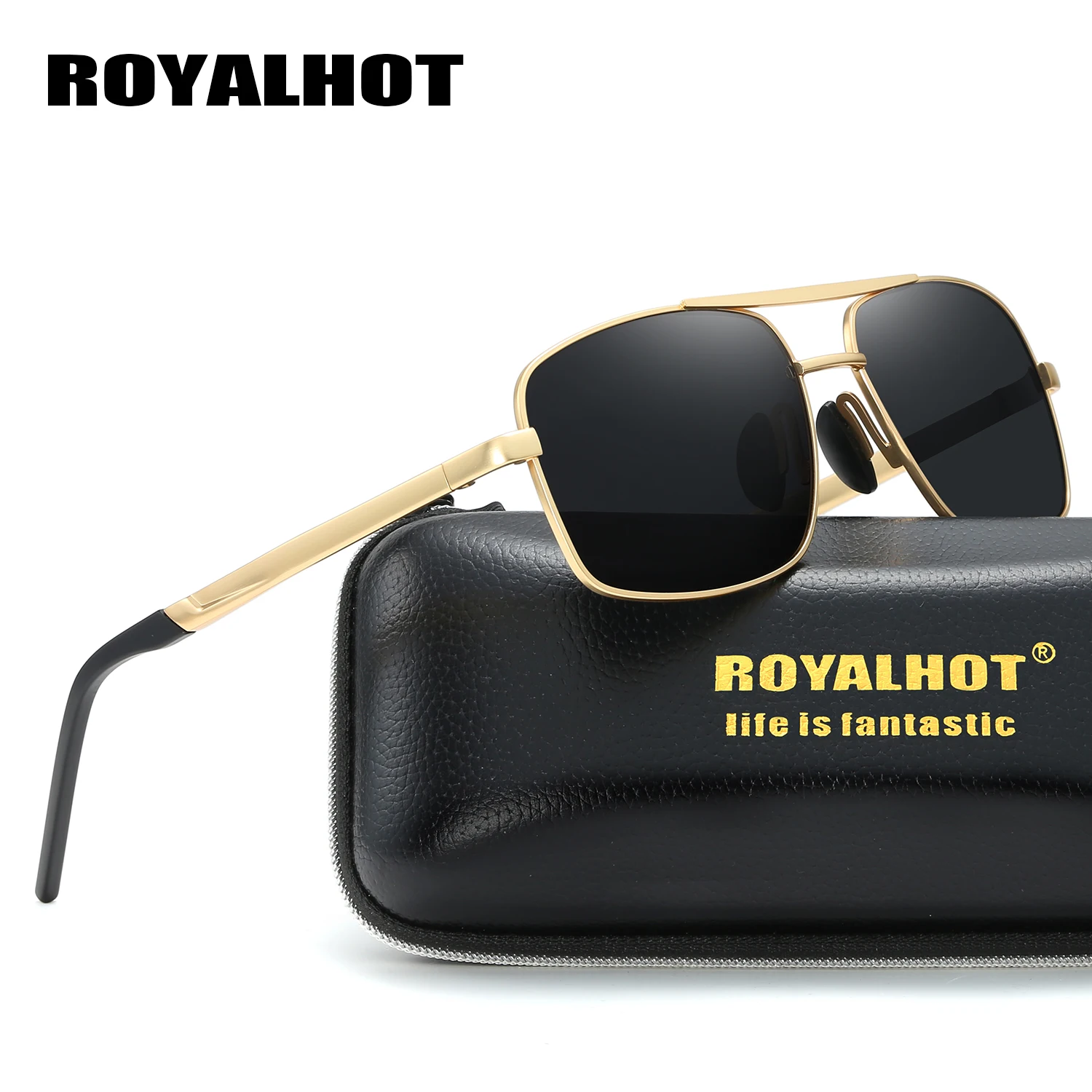 RoyalHot мужские женские поляризационные солнцезащитные очки Овальные Rectang уютная