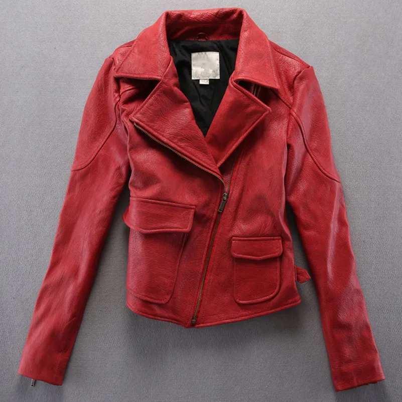 Цветная натуральная женская кожаная черная желтая оранжевая розовая арбузная