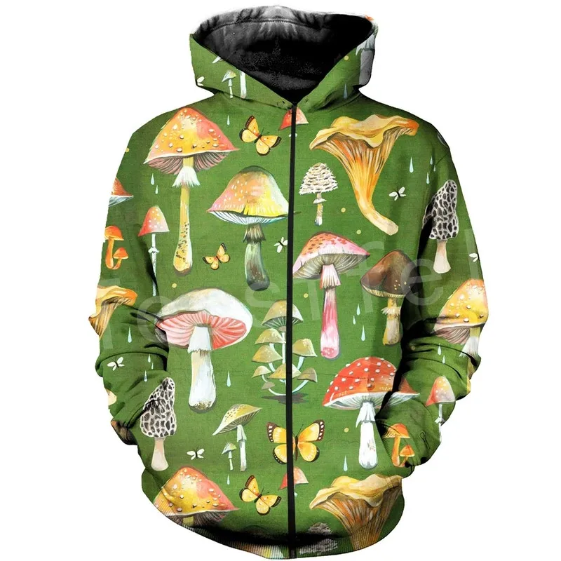 

Tessffel Newest Plants Mushroom Fungus Camo Funny New Fashion Tracksuit Pullover 3DPrint Zipper/Hoodies/Sweatshirts/Jacket
