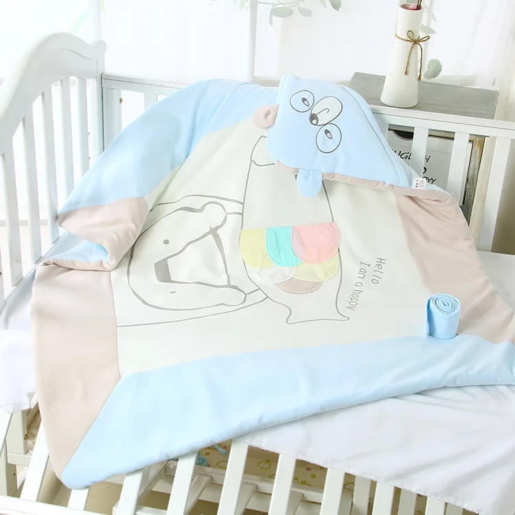 Мягкий Пеленальный детский спальный мешок для новорожденных Хлопковое одеяло