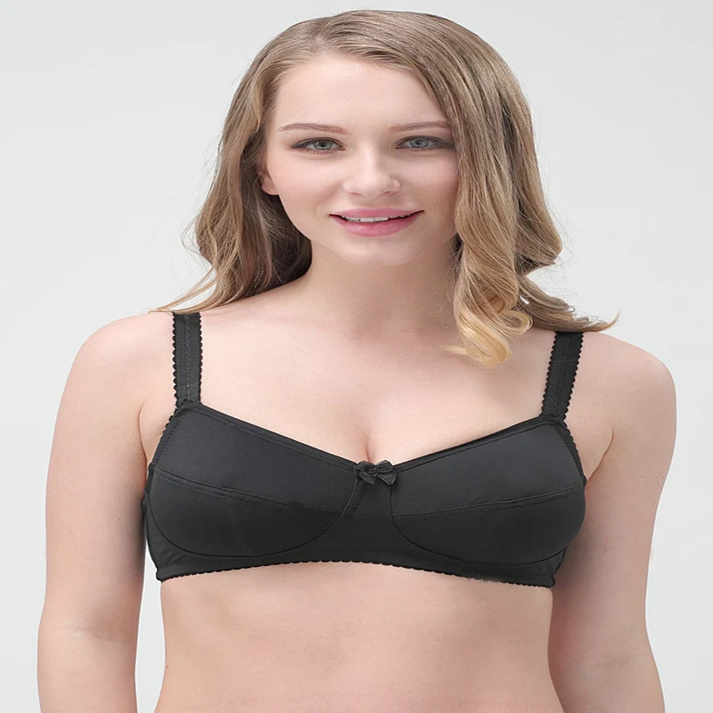 EFG Cup Black Plus Size Bras Wireless Large Bra Sexy Lingerie Ultra Thin Bra Trade Sexy Underwear Fat MM