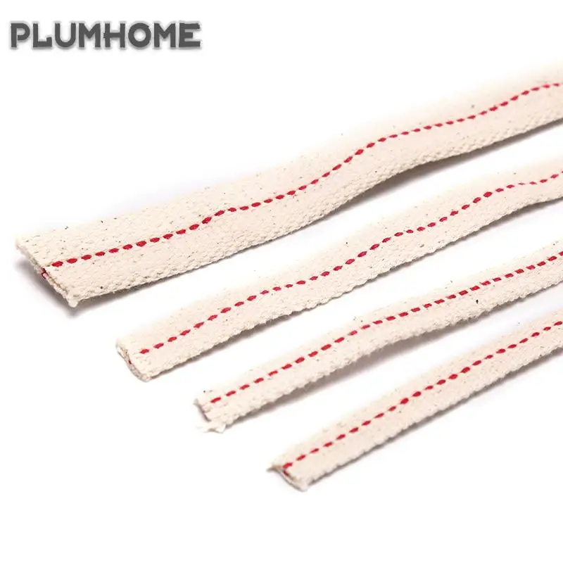 Материал для аксессуаров сделай сам прочный плоский фитиль из хлопка 1 м