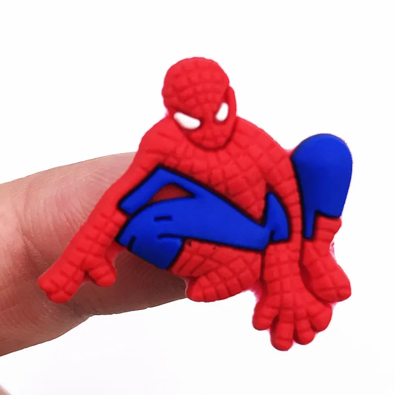 1 шт. Мститель герой Человек-паук Капитан Америка летучая мышь ПВХ плоская задняя