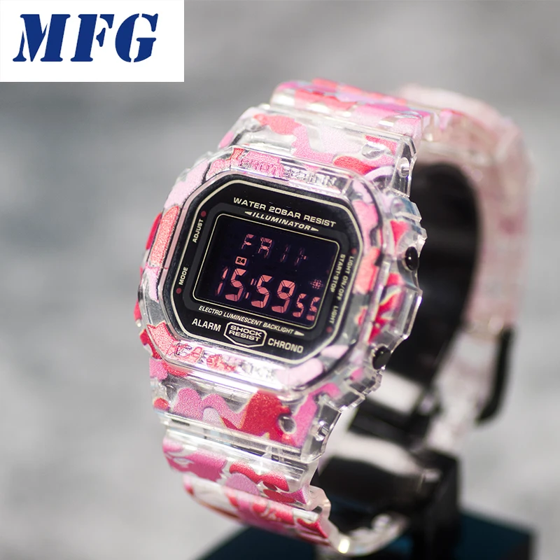 Камуфляжный ремешок для часов полимерный ободок DW5600 серии 5610 DW/GW5000 браслет с