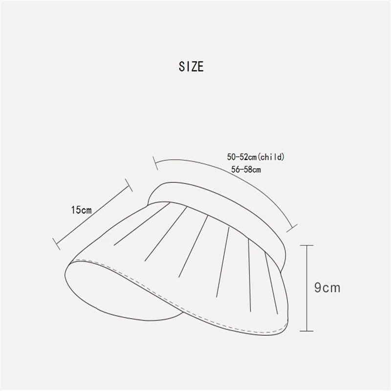 

2021 Parent Child Cap Women Sunscreen Sunshade Dual-use Folding Protection UV Beach Hat Children's Hairpin Multi-purpose Hats