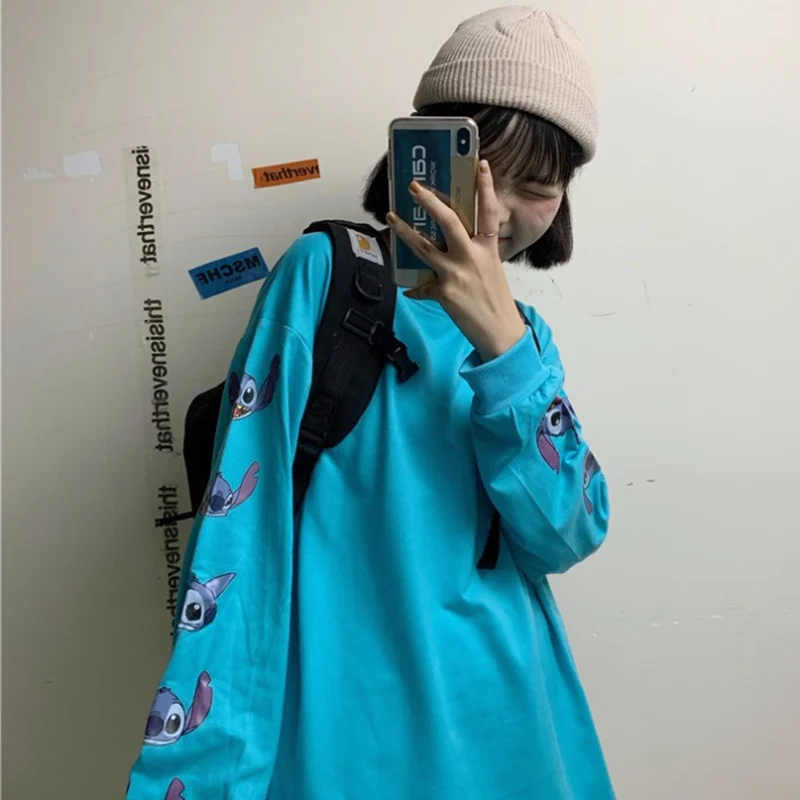 Women Sweetshirts Harajuku Women's Sweatshirt Kawaii Clothes Oversized Hoodie Korean Fashion Y2k Women Pullovers Vintage Clothes