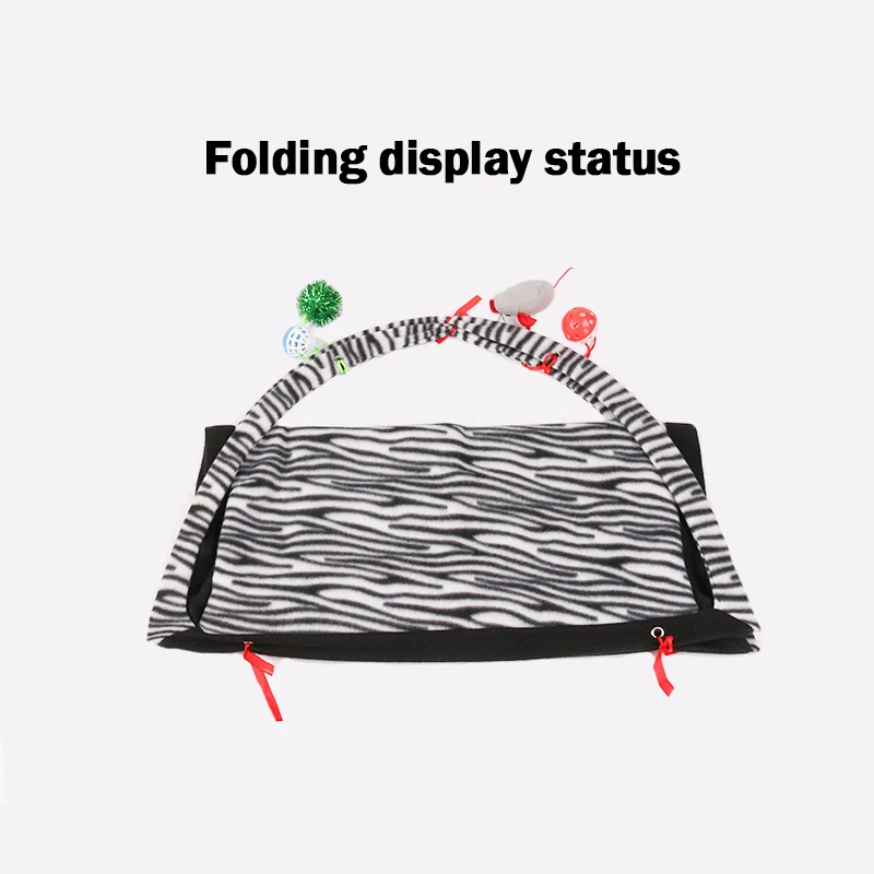 Hot Foldable Pet Cats Bed Mobile Playing Tent Kitten Activity Pad Play Toys House Mats Outdoor FQ-ing | Дом и сад